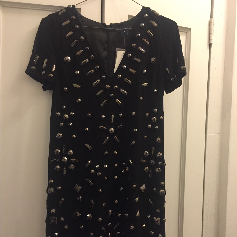 NEW French Connection black shift dress, size 4